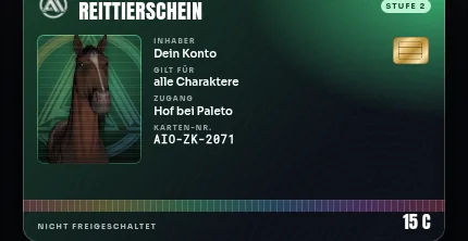 Reittierschein, 15 Coins