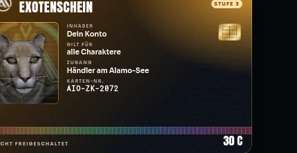 Exotenschein, 30 Coins